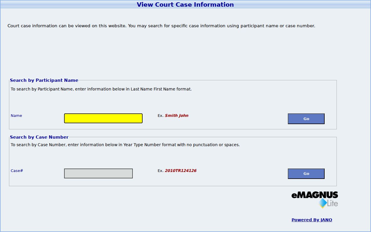 DeKalb County criminal court case search in Clericus Magnus